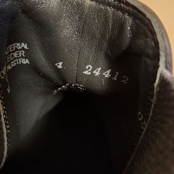 $420 PAUL GREEN Vienna Lugged Chelsea Bootie Black Women's Size 6.5 - Picture 7 of 9